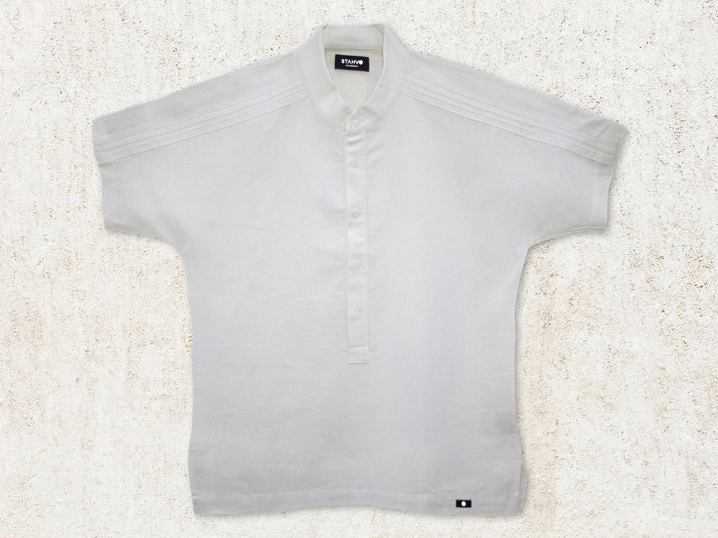 THE ROVI HENLEY SHIRT - White