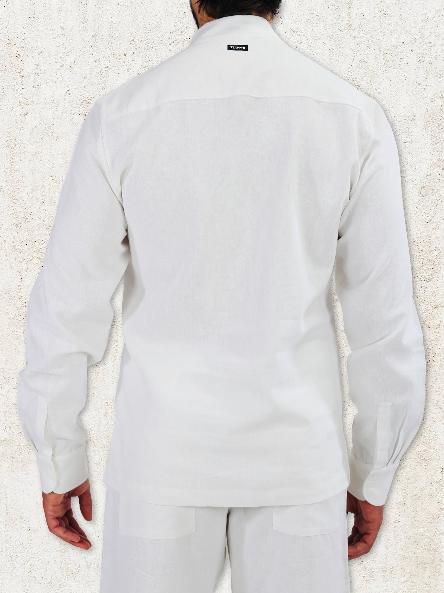 THE NAVO HENLEY SHIRT - White