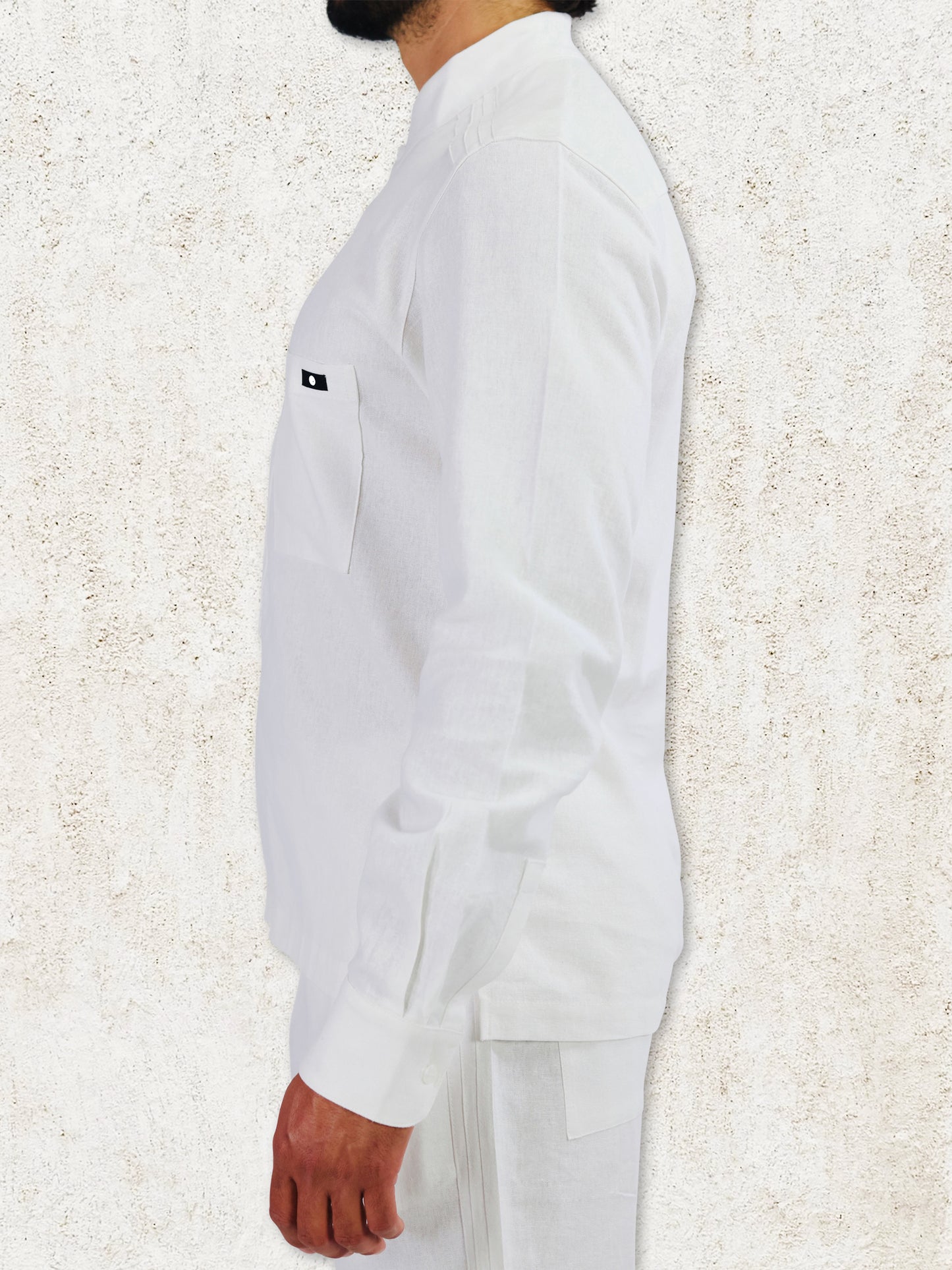 THE NAVO HENLEY SHIRT - White