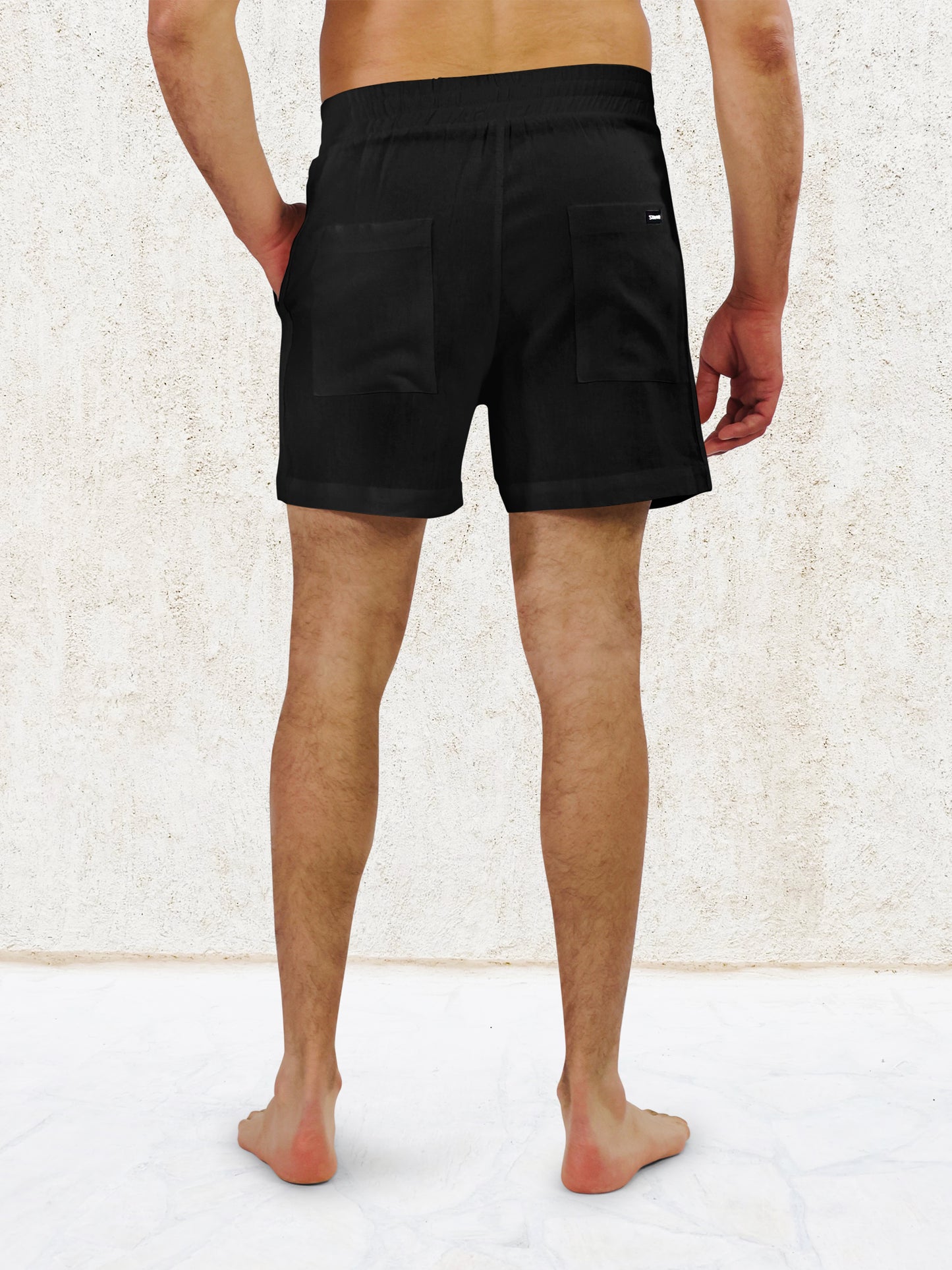 THE BIANO 4" SHORT - Black