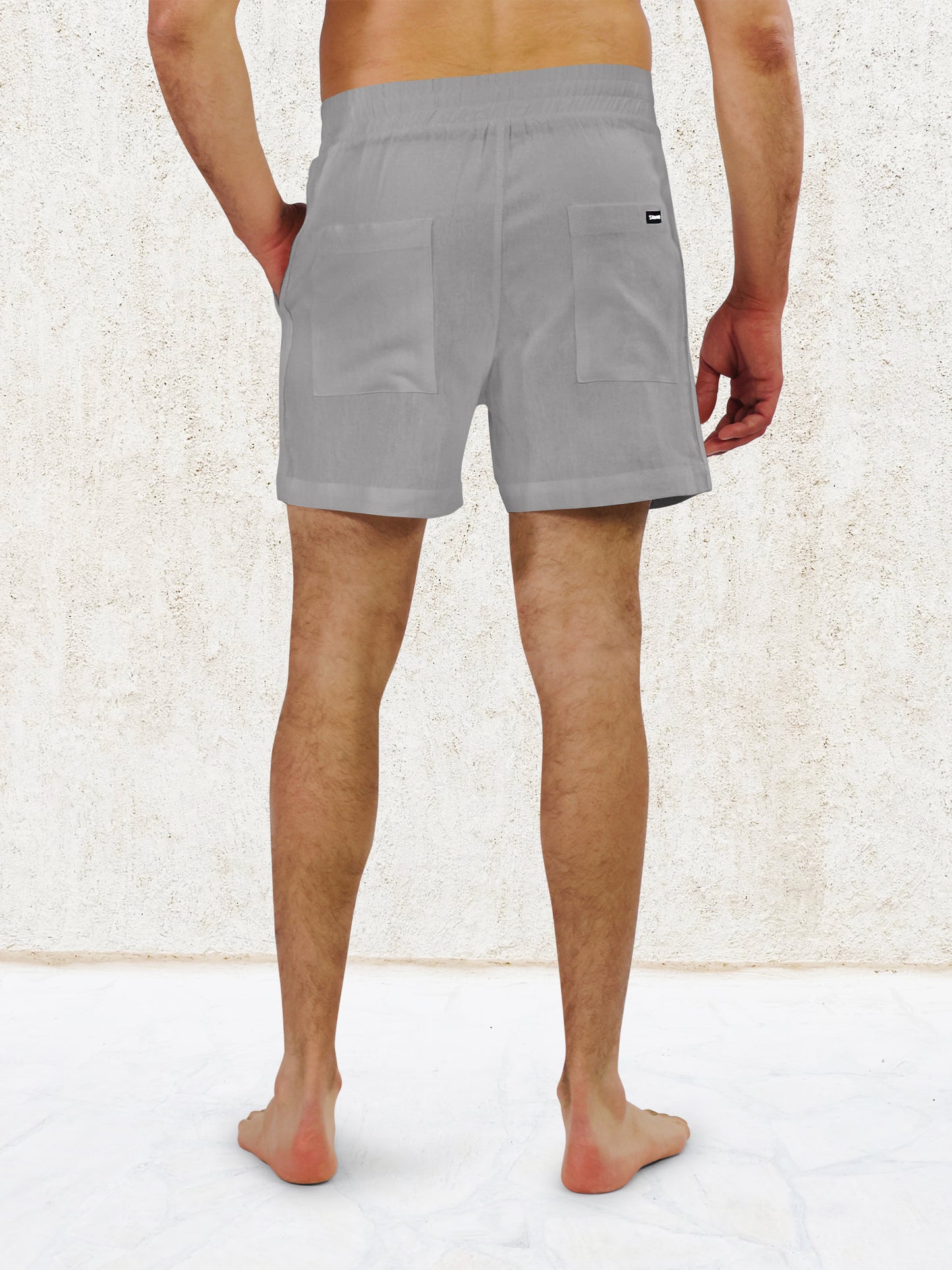 THE BIANO 4" SHORT - Grey