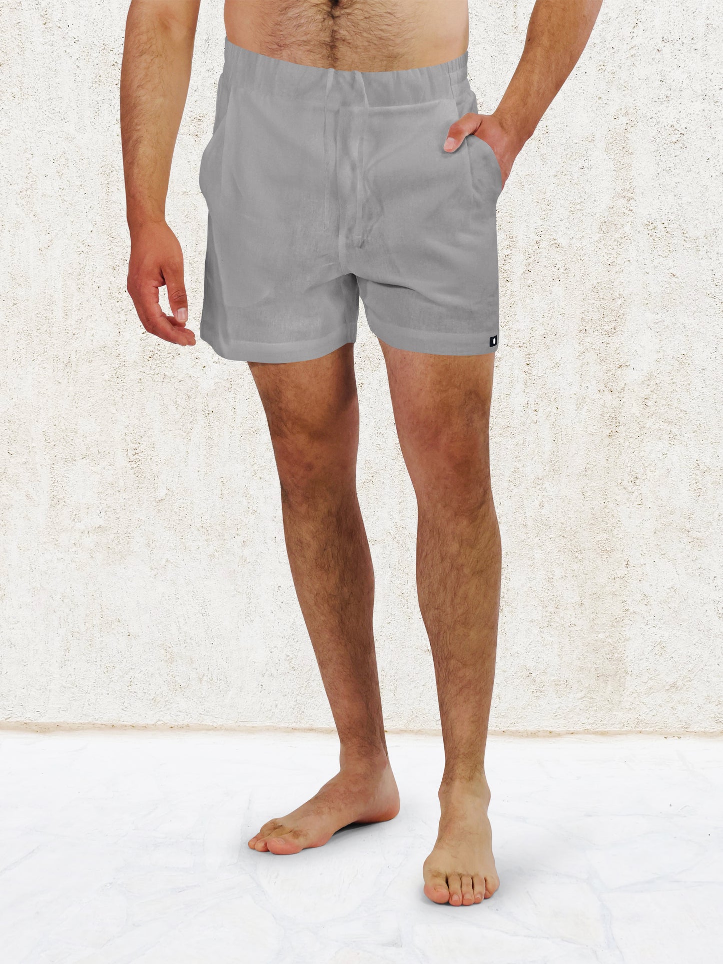 THE BIANO 4" SHORT - Grey