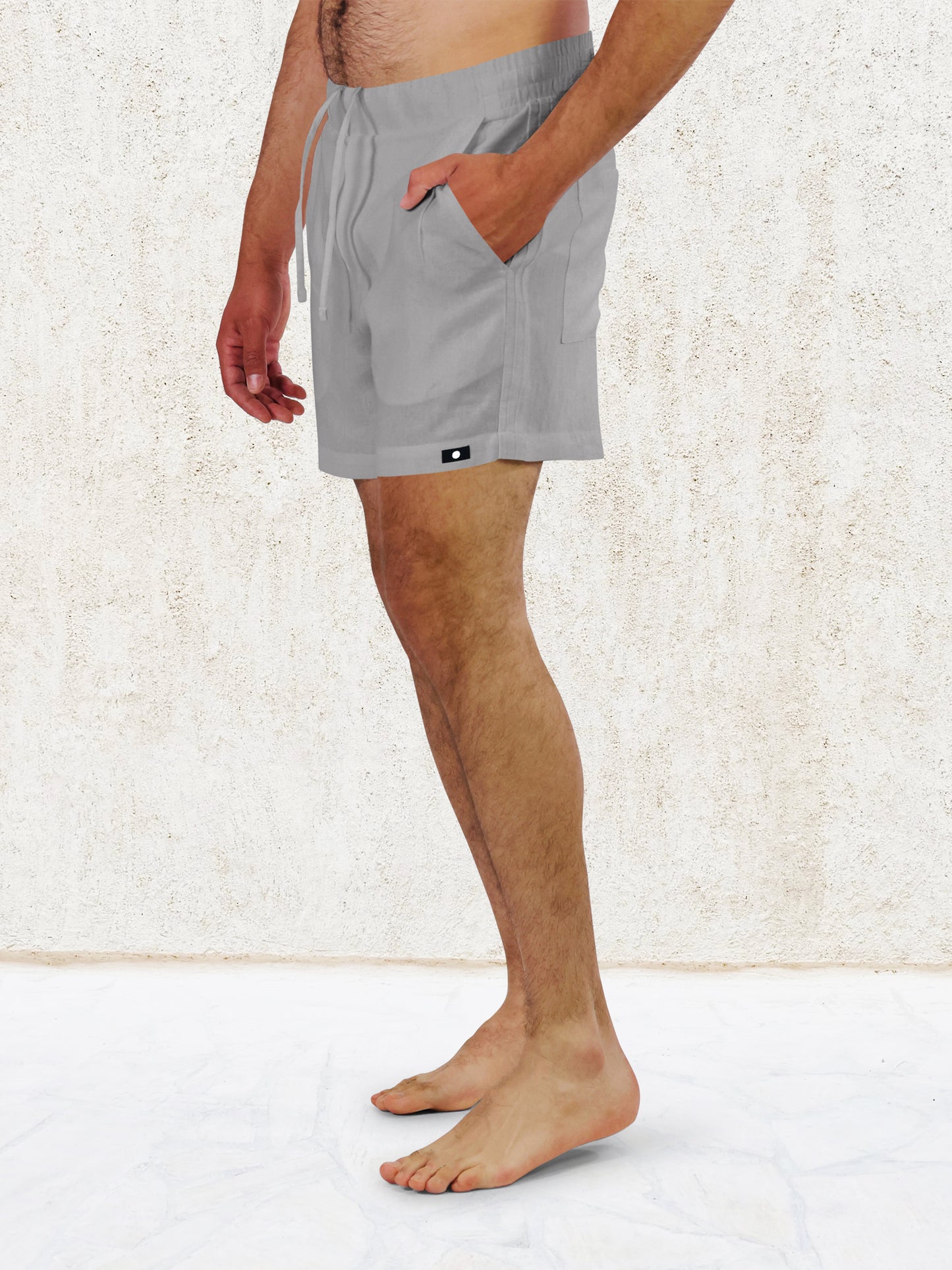 THE BIANO 4" SHORT - Grey