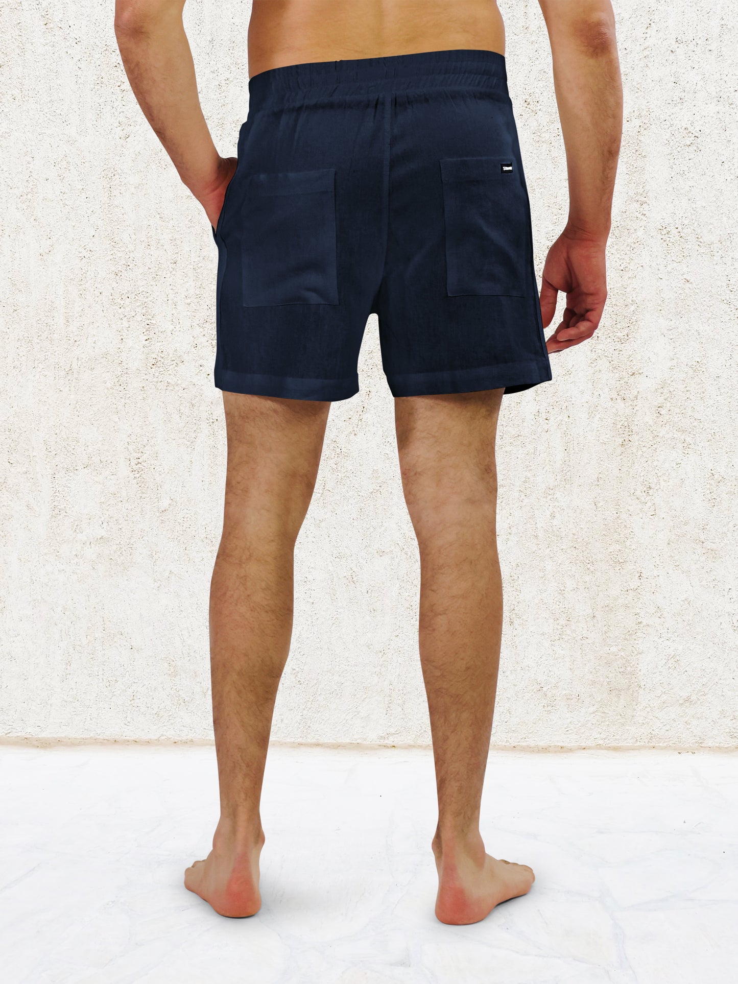 THE BIANO 4" SHORT - Navy