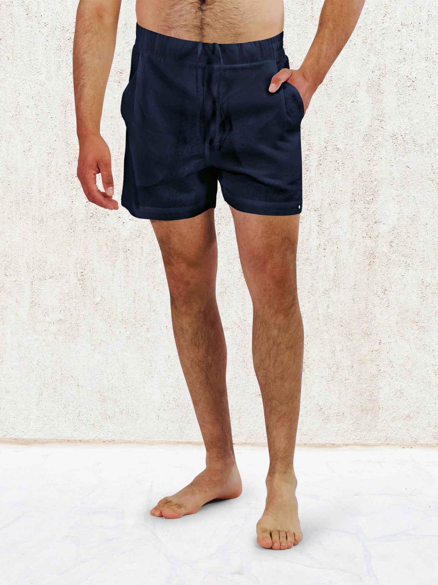 THE BIANO 4" SHORT - Navy