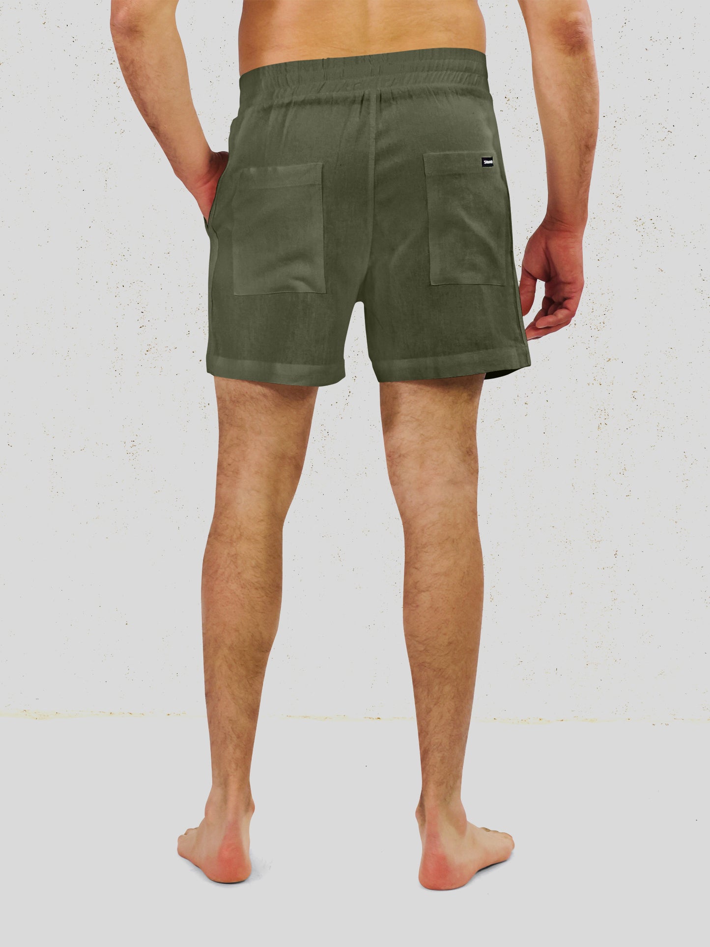 THE BIANO 4" SHORT - Olive