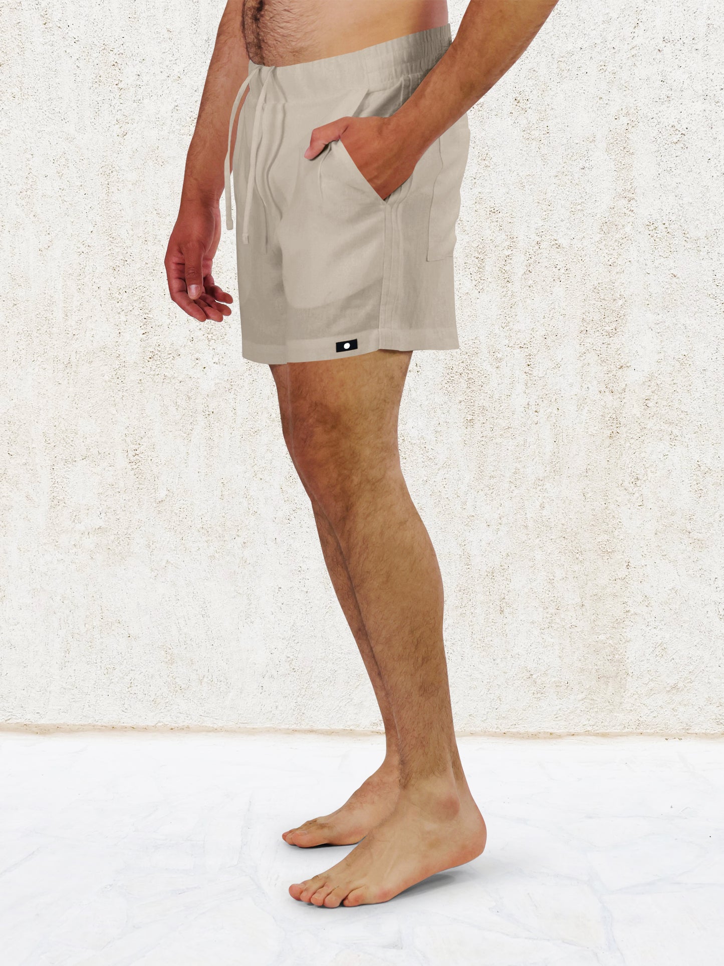 THE BIANO 4" SHORT - Sand