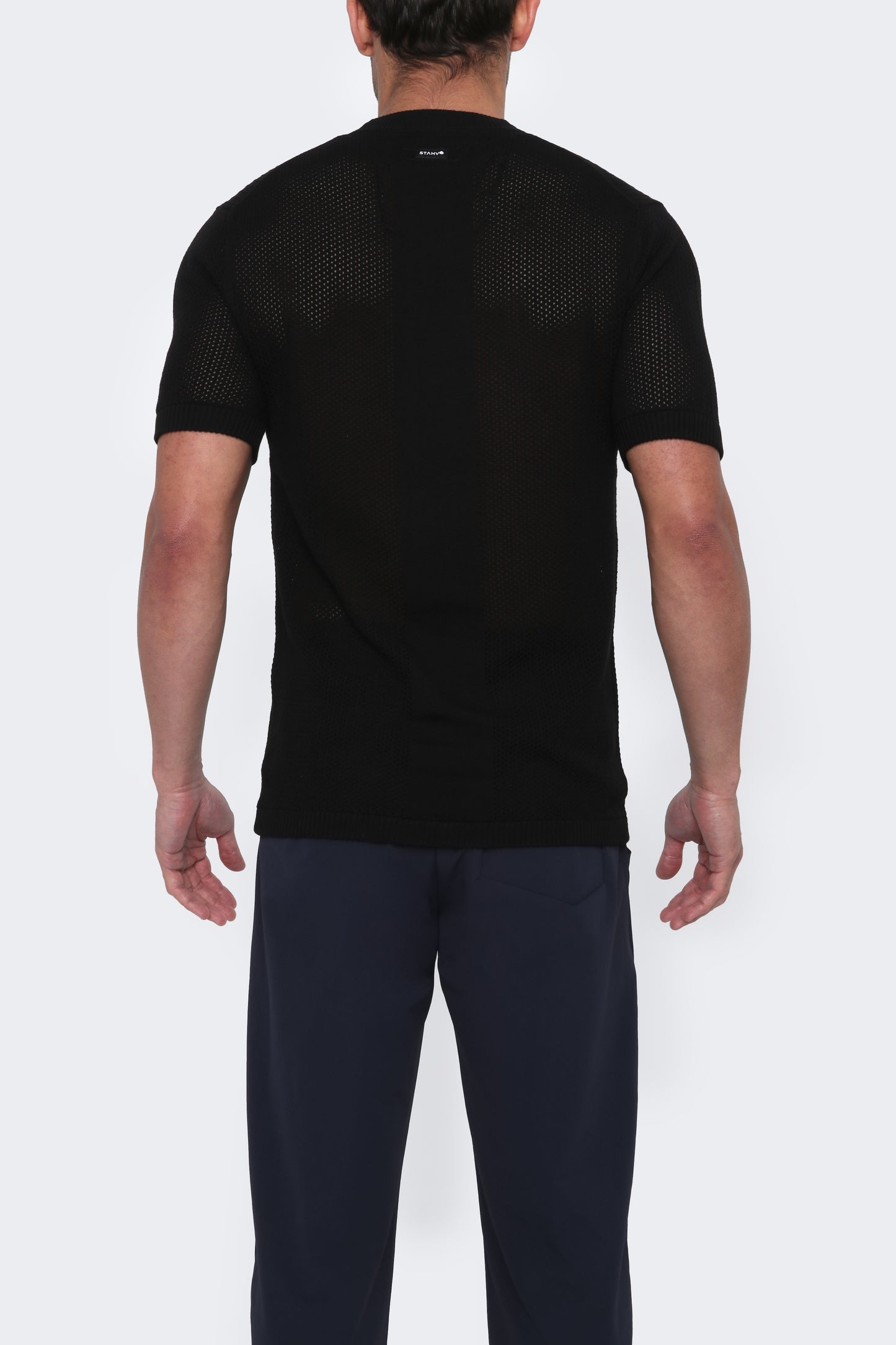 THE GANI - Supima Cotton Mesh Knit - Black