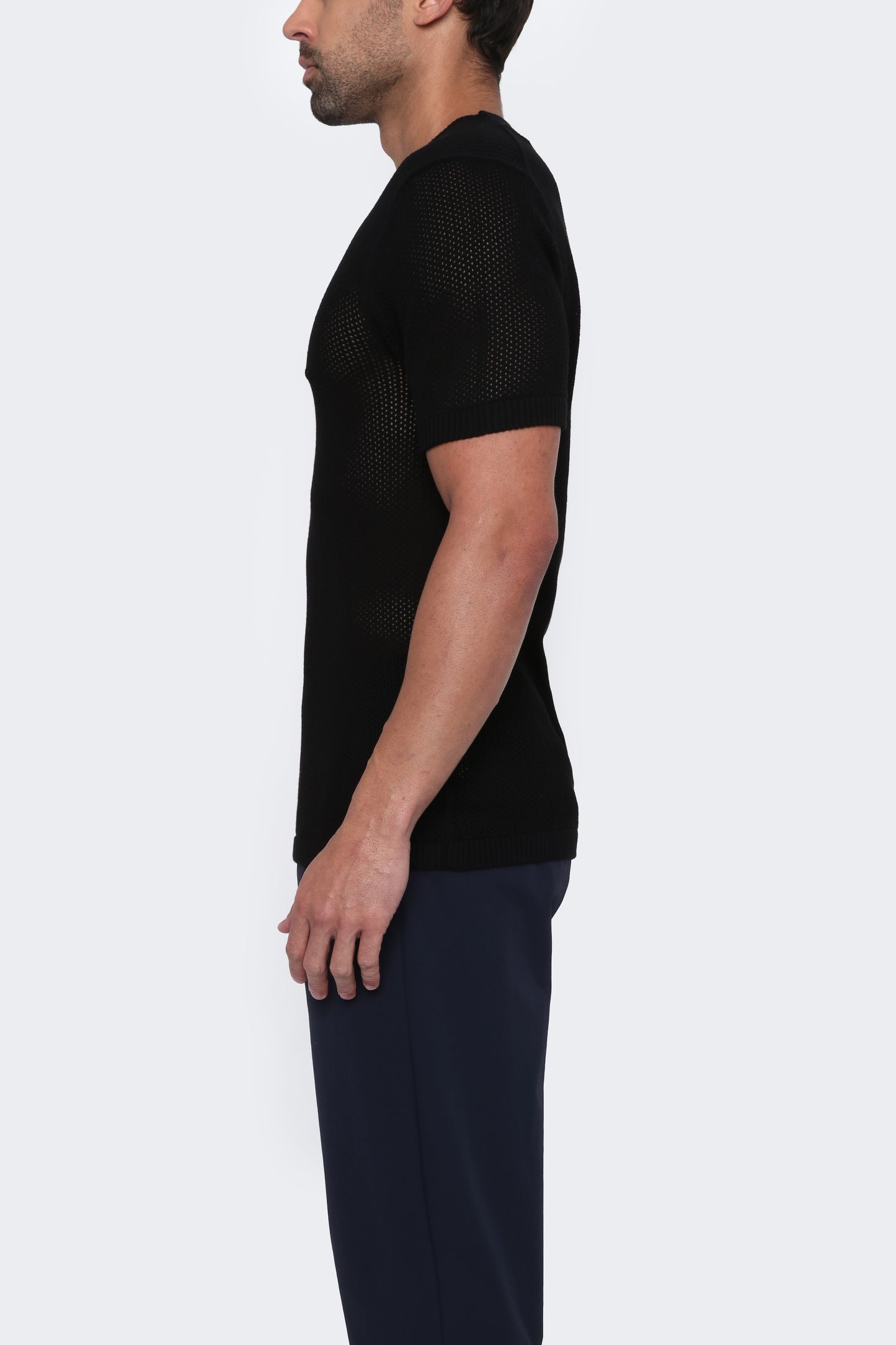 THE GANI - Supima Cotton Mesh Knit - Black