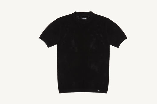 THE GANI - Supima Cotton Mesh Knit - Black