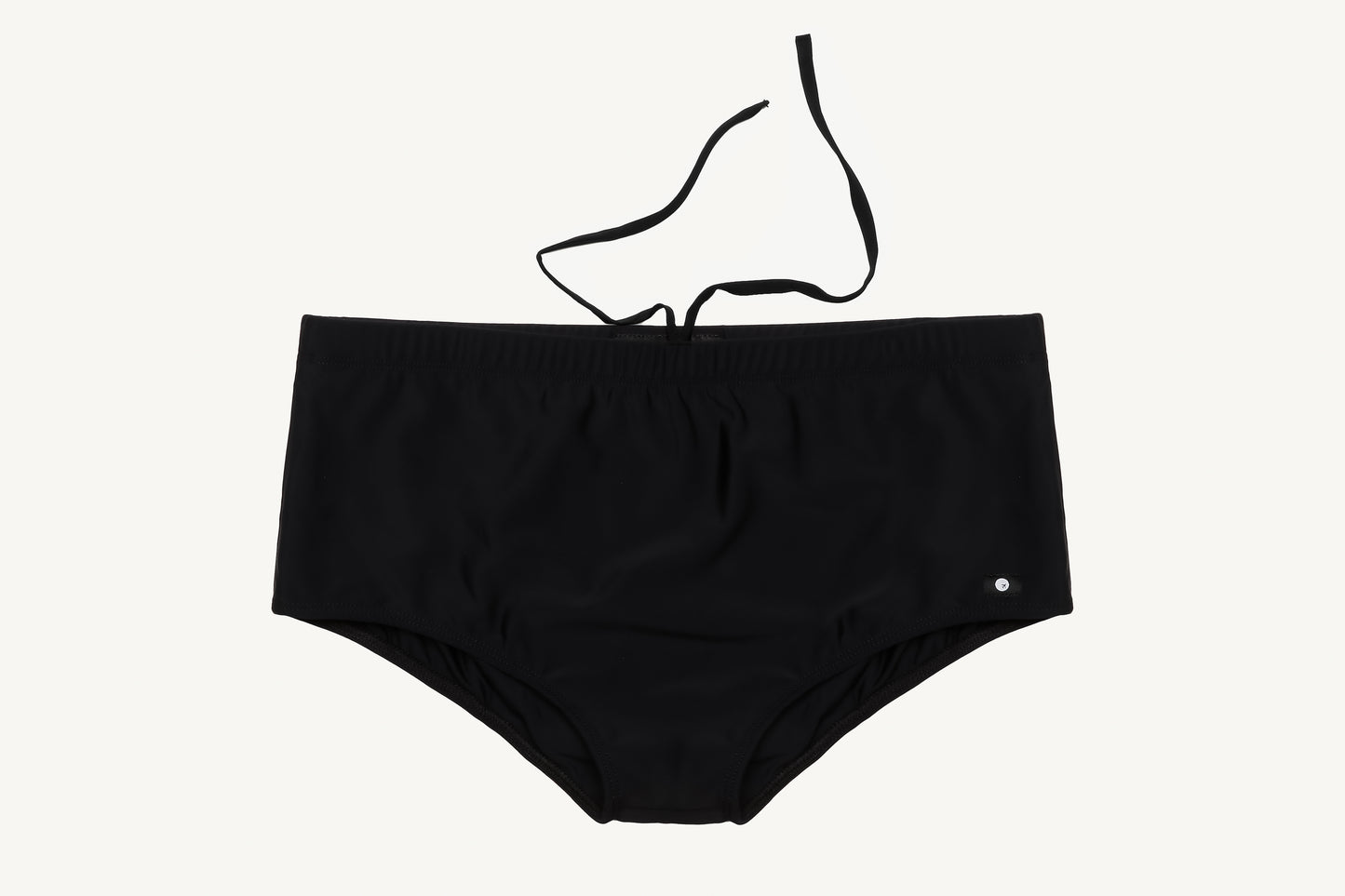 THE CALEX - Square Lined Swim Trunks - Black