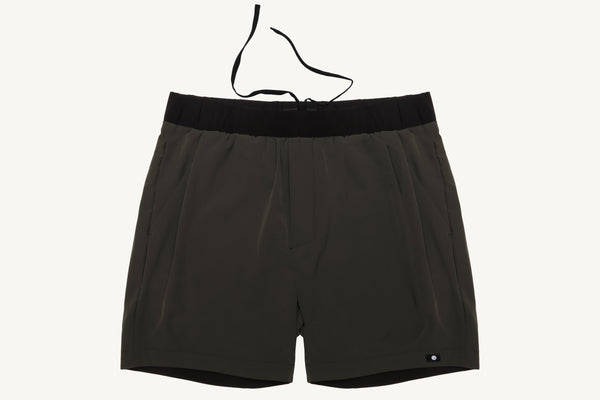 THE TALUX - Light-Tec 4-Way Stretch Linerless 5.5" Inseam Shorts - Olive