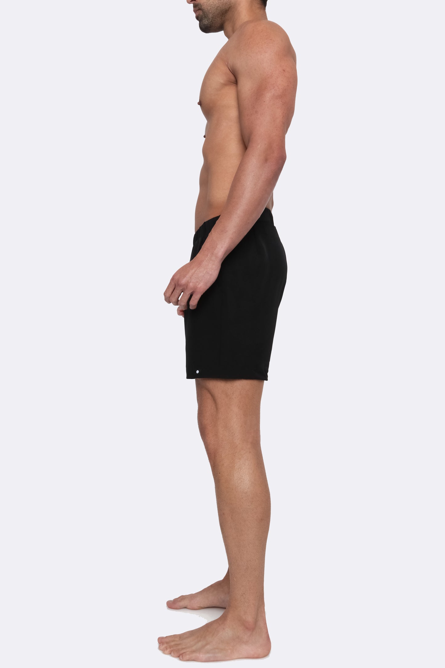 THE TALUX - Light-Tec 4-Way Stretch Linerless 5.5" Inseam Shorts - Black